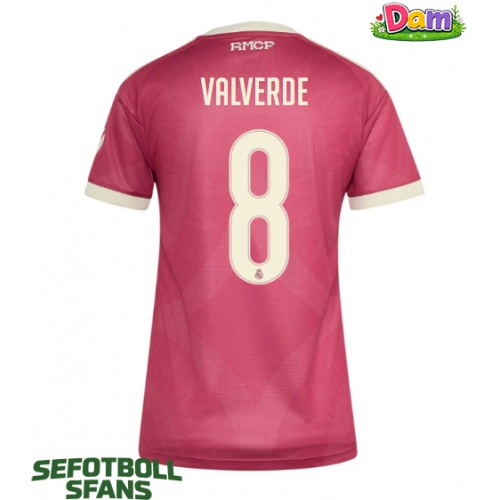 Real Madrid Federico Valverde #8 Tredje Tröja Kvinnor 2026-27 Kortärmad